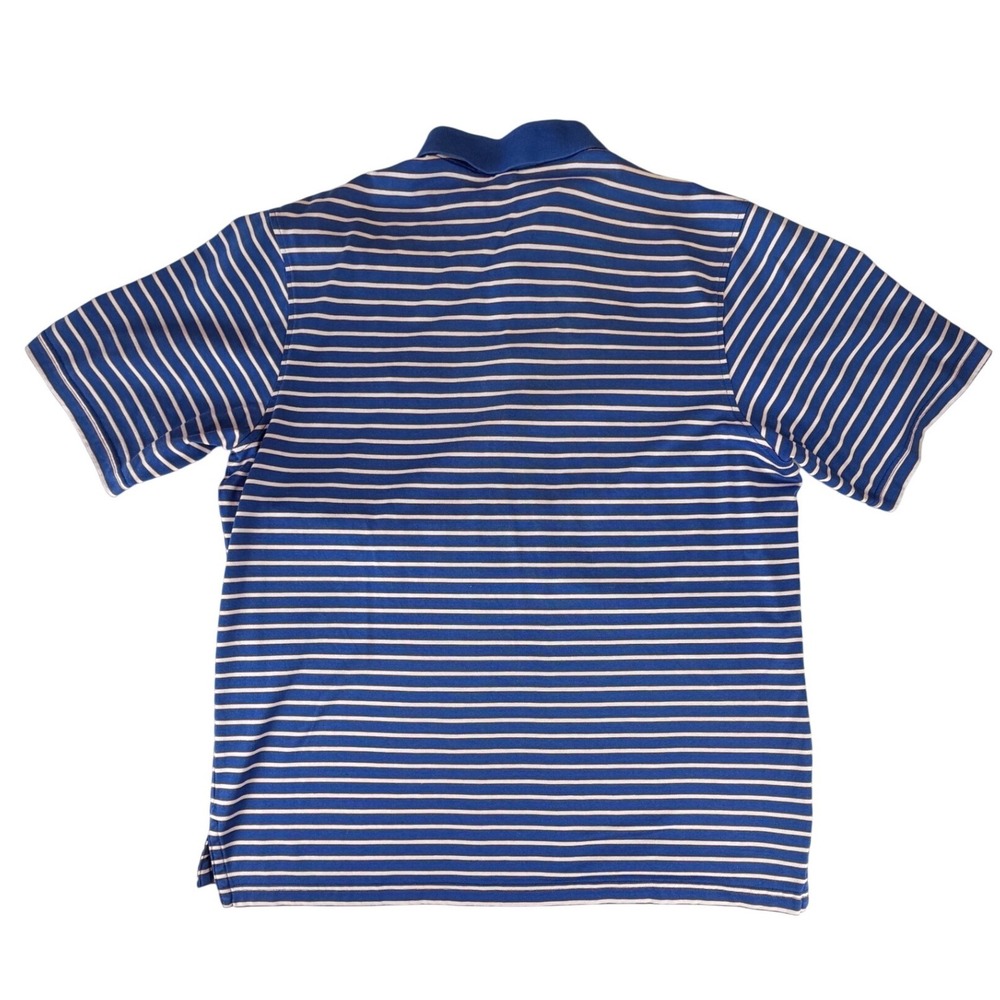 Fairway & Greene LACC Polo Shirt Mens L Blue Striped Los Angeles Country Club - Picture 3 of 4
